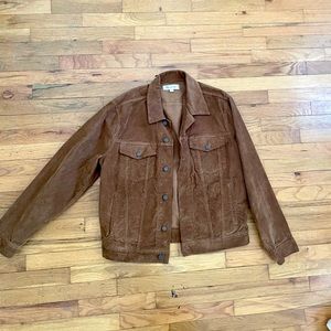Madewell brown corduroy jacket